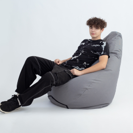 Крісло-груша Сіра