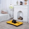 Лежак для собаки Стайл жовтий з чорним