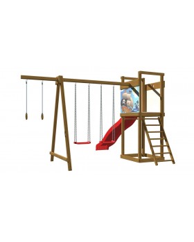 Детская деревянная площадка SportBaby-4