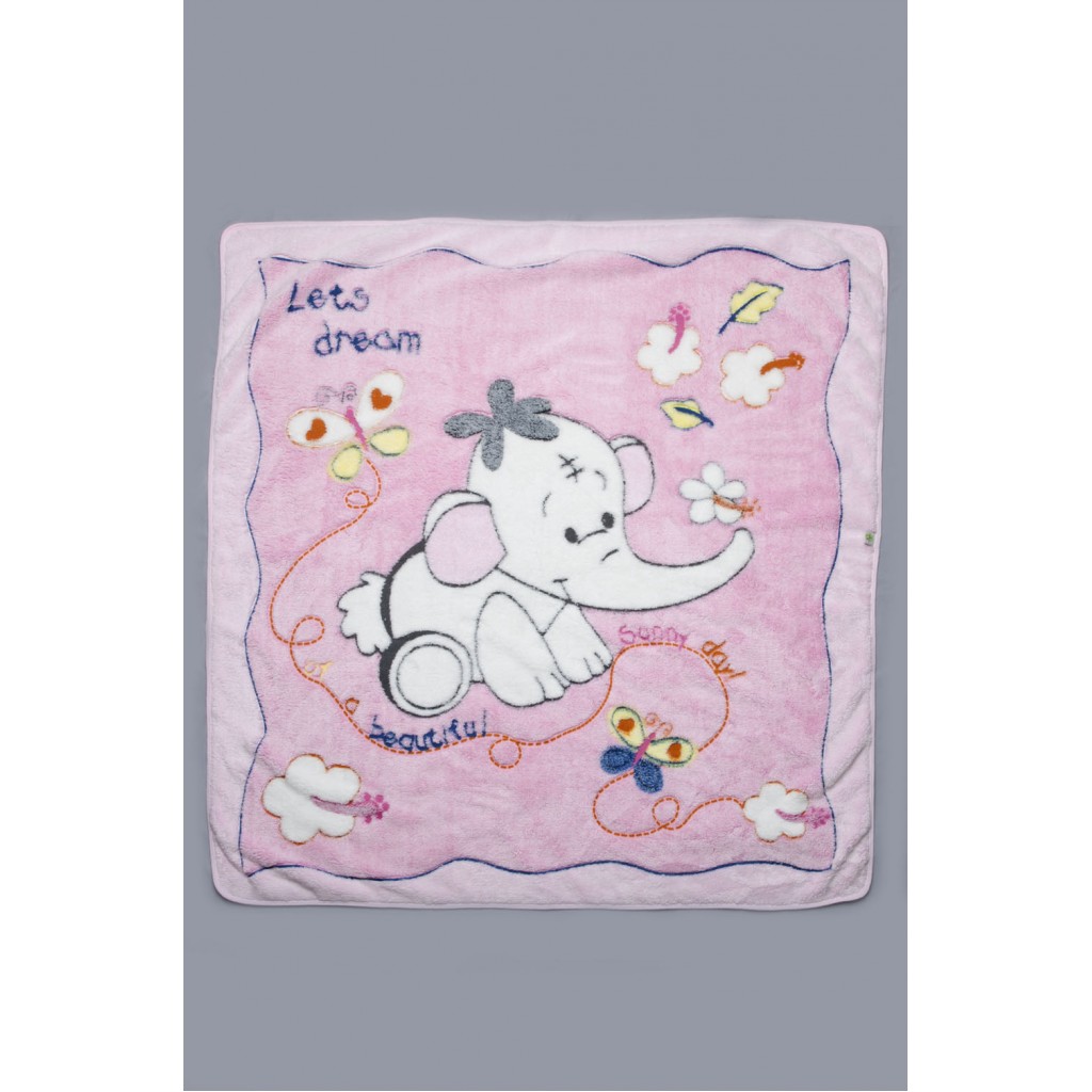 Одеяло детское розовое