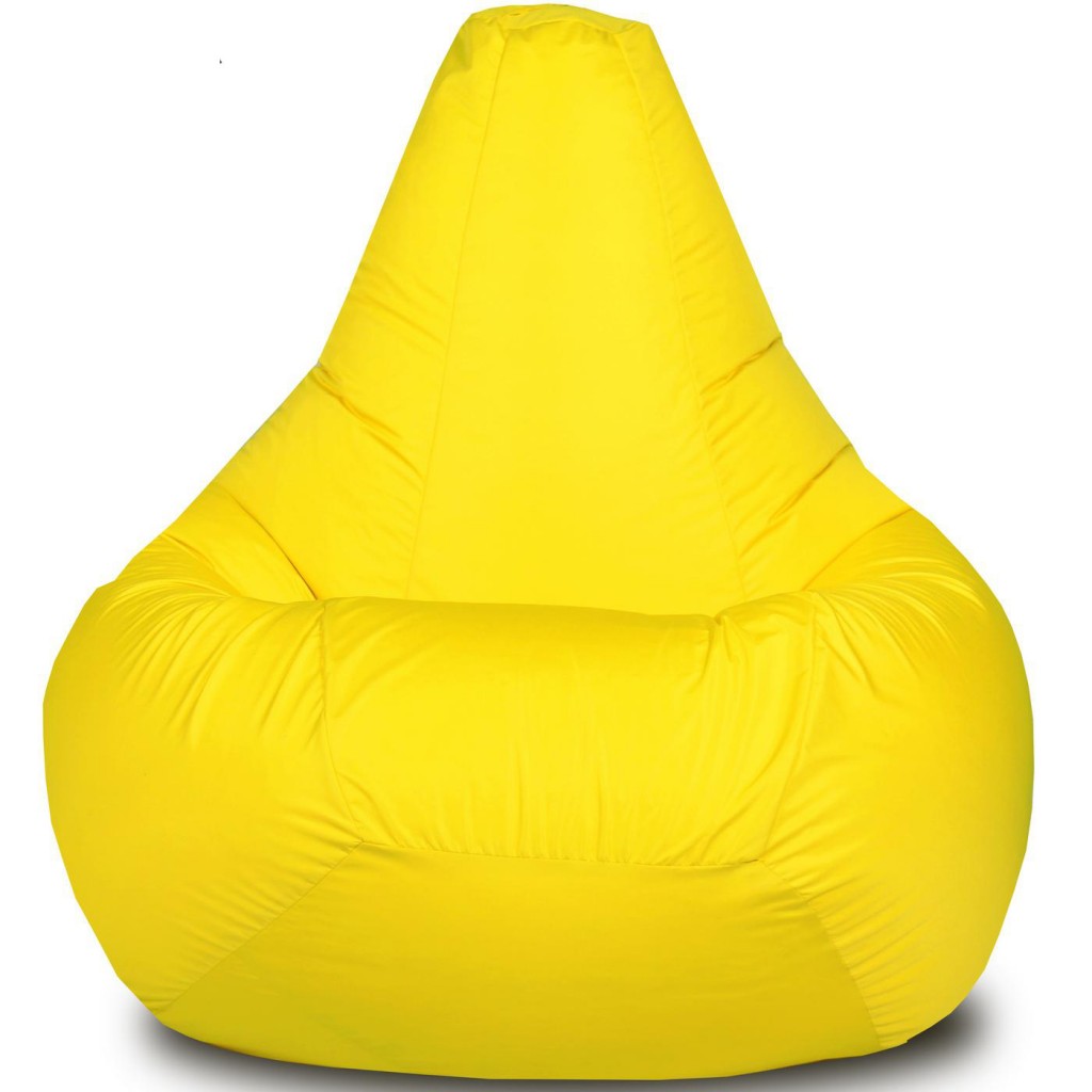 Кресло-мешок Груша Хатка большая Желтая
