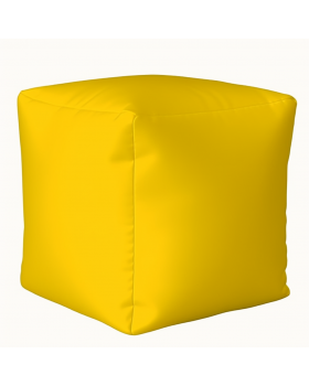 Пуф куб Желтый 