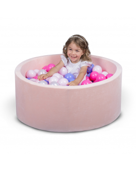 Бассейн для дома сухой, детский, нежно-розовый - Ассорти