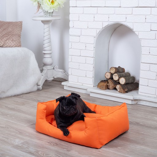 Лежак для собаки Класік помаранчевий
