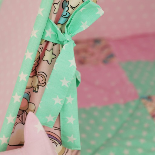 Вігвам Хатка комплект Рожеві Єдинороги - Малятко-foto4