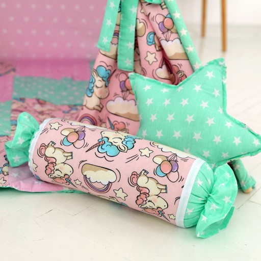 Вігвам Хатка комплект Рожеві Єдинороги - Малятко-foto6