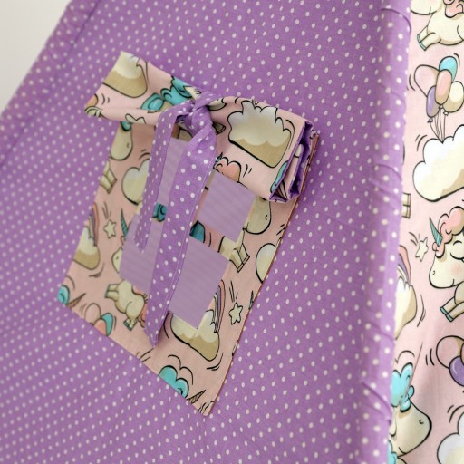 Вігвам Хатка комплект Фіолетові Єдинороги - Малятко-foto4