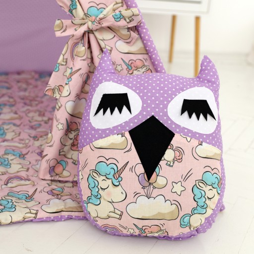 Вігвам Хатка комплект Фіолетові Єдинороги - Малятко-foto6