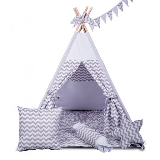 Вігвам Зигзаг сірий (Індивідуальний набір) - Малятко-foto4