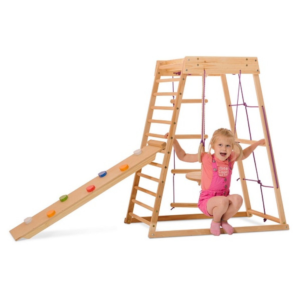 Спортивный комплекс уличный SportBaby «Акварелька- outdoor 4»